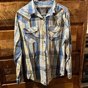 EUC plaid button down